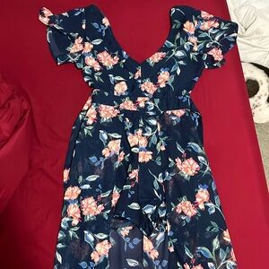 Floral romper/dress